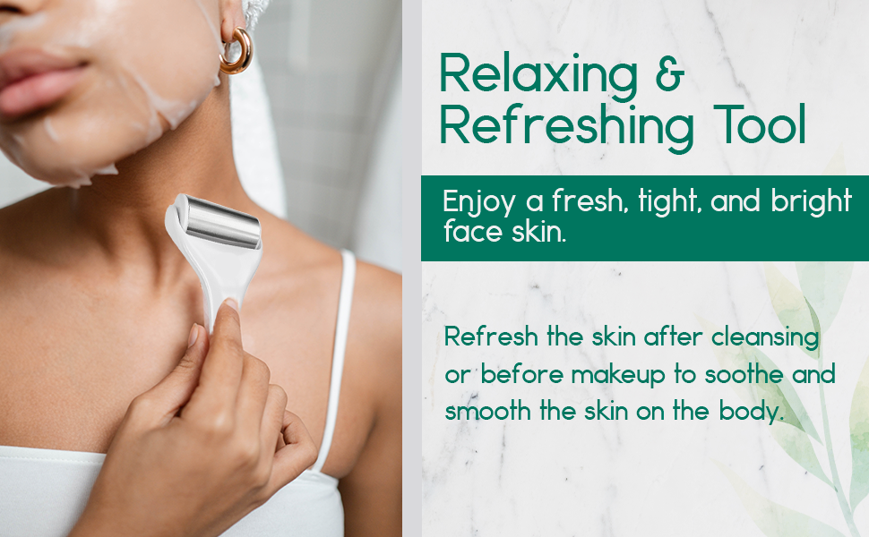 HomeAura Facial Ice Roller — Cooling De-Puff Tool