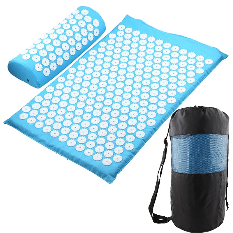HomeAura Acupressure Mat & Pillow Set — Deep Unwind