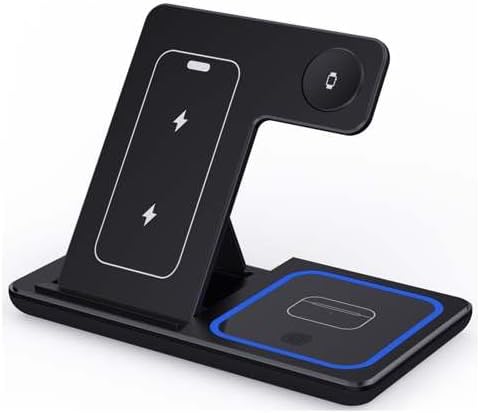 HomeAura 3-in-1 Folding Wireless Charging Station