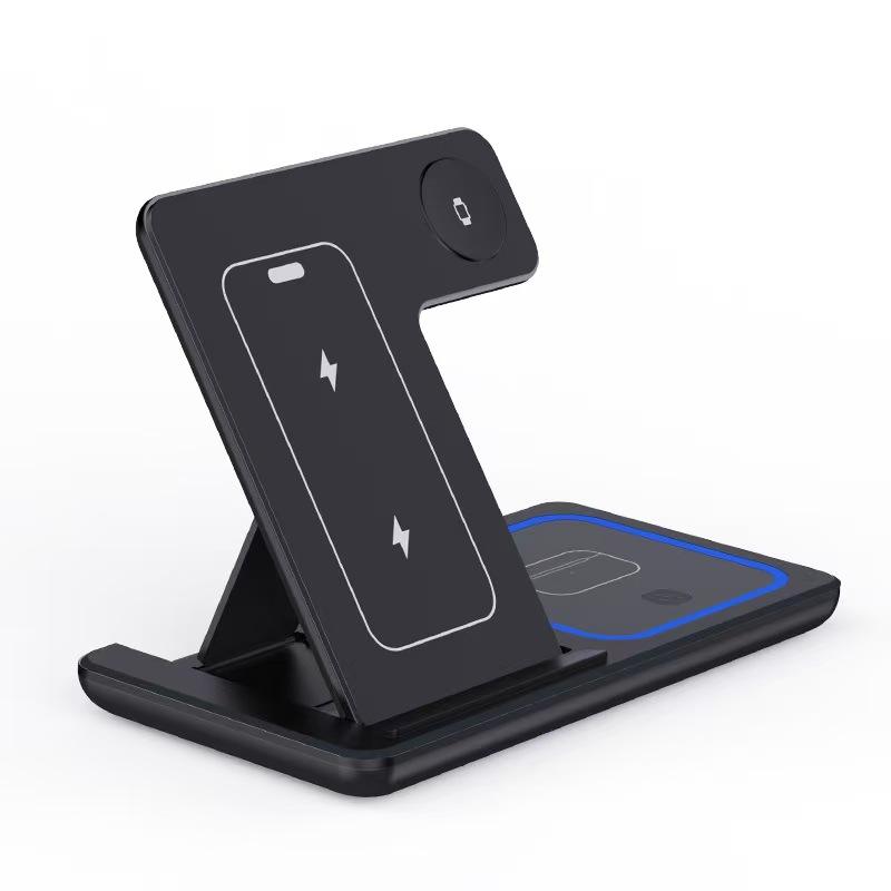 HomeAura 3-in-1 Folding Wireless Charging Station