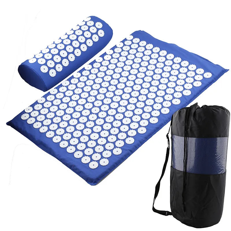 HomeAura Acupressure Mat & Pillow Set — Deep Unwind