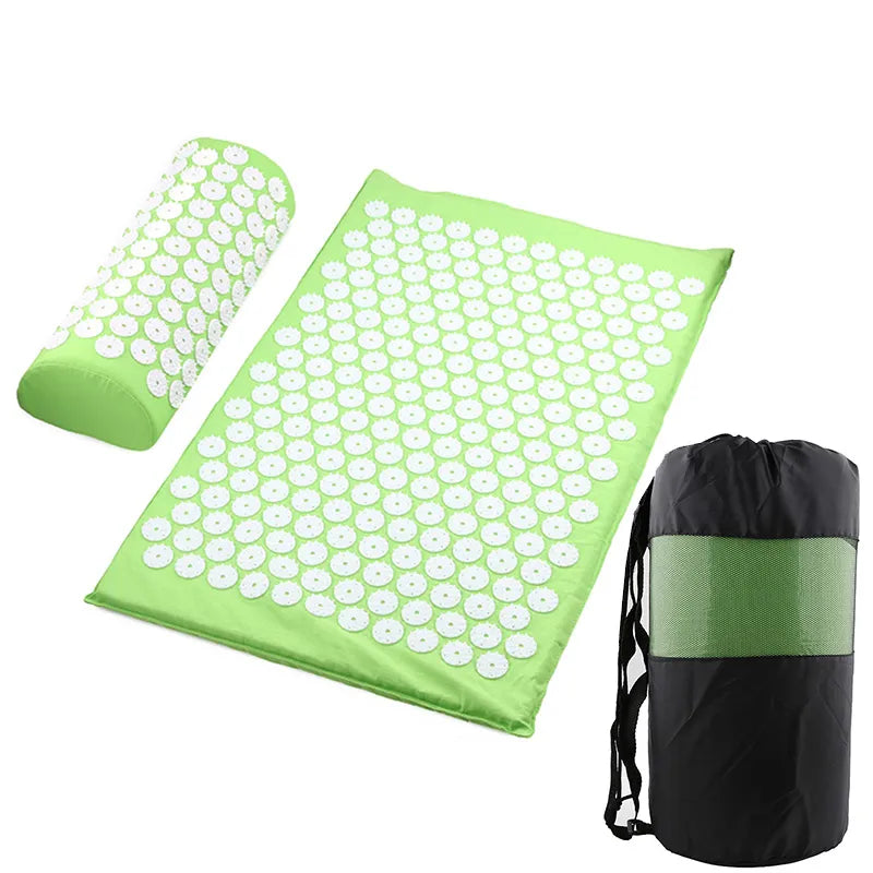 HomeAura Acupressure Mat & Pillow Set — Deep Unwind