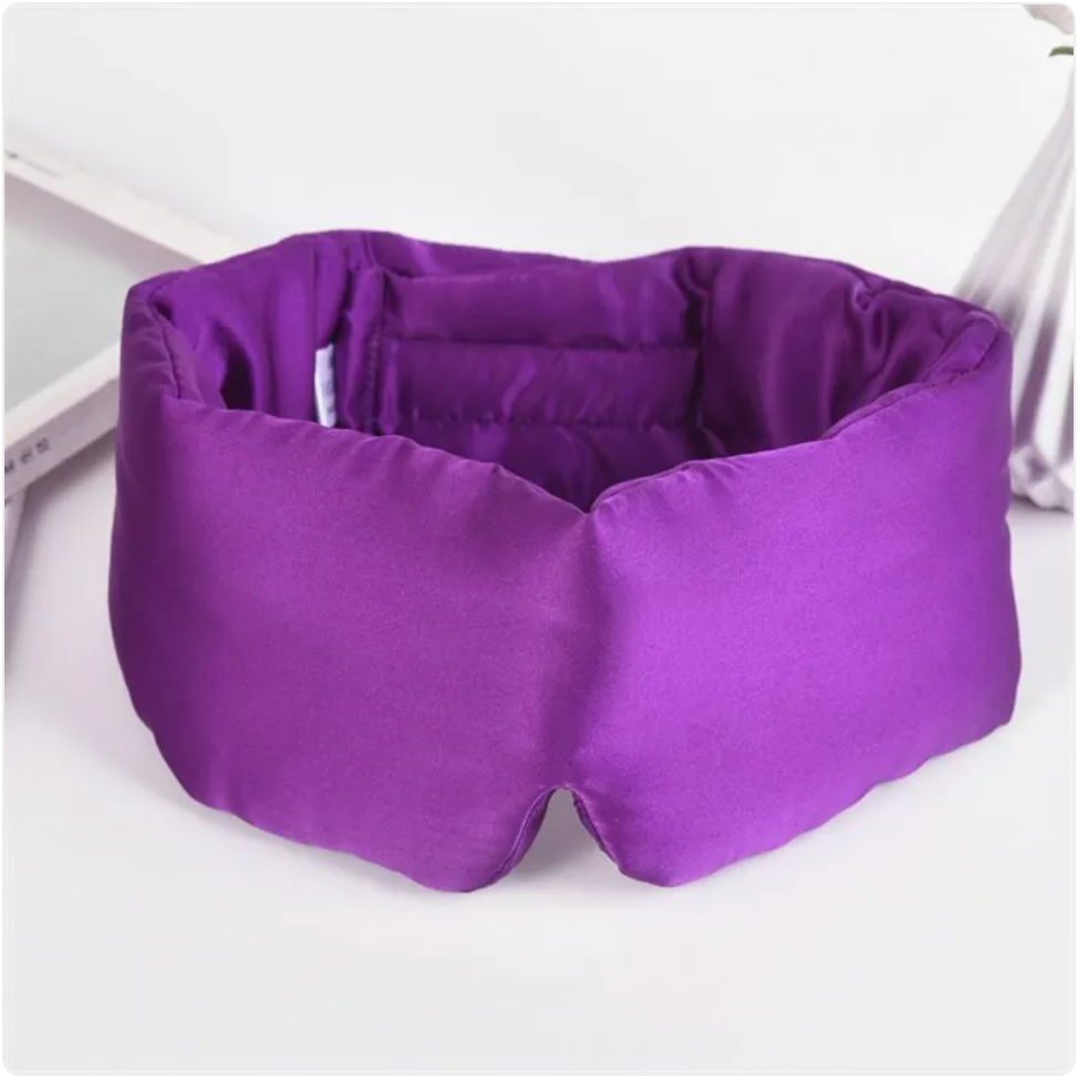 HomeAura Silk Sleep Mask — Total Blackout