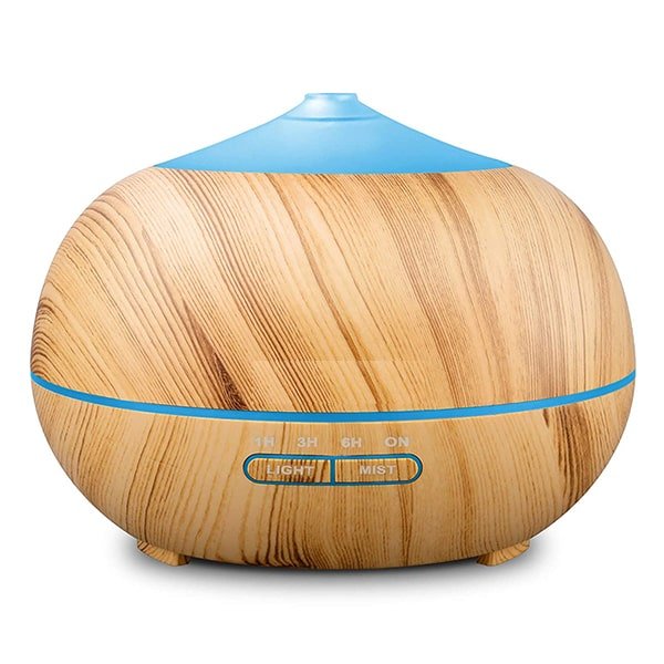 HomeAura Aroma Diffuser — 400ml, 7 Light Modes