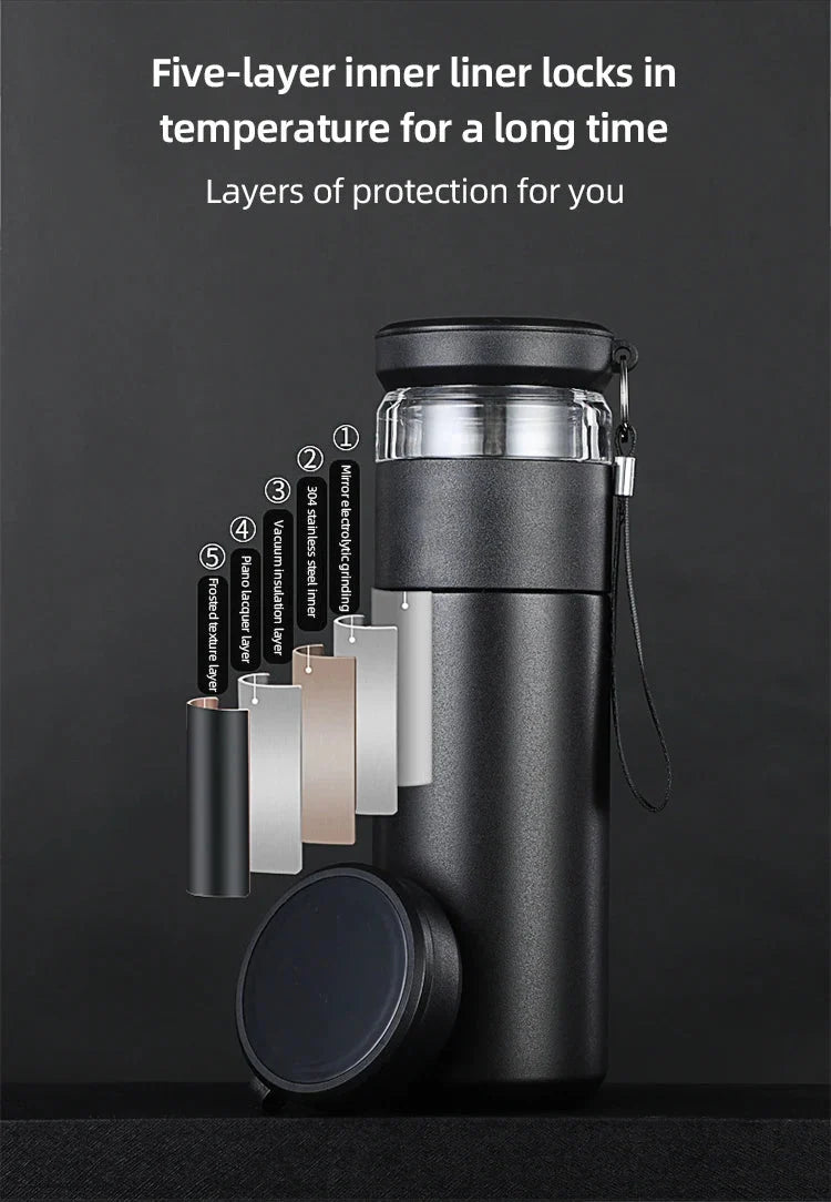 HomeAura Tea Infuser Travel Mug