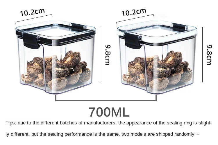 HomeAura Glass Pantry Storage Set