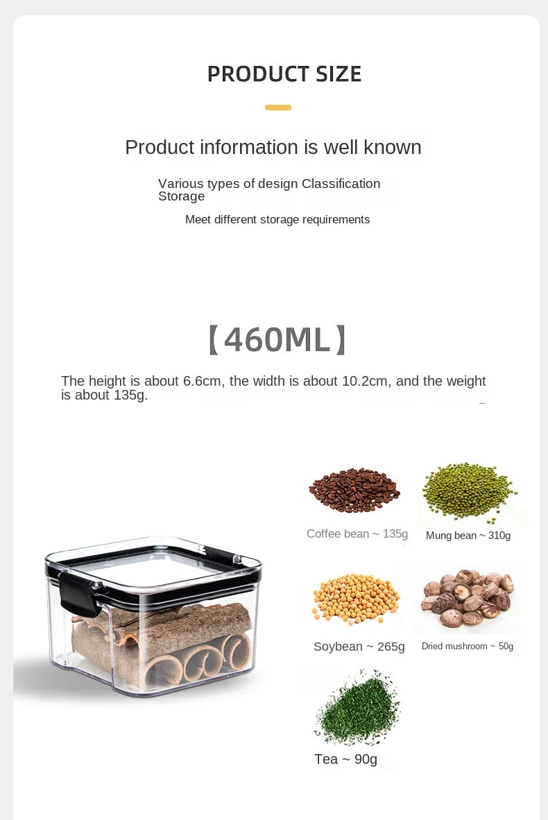 HomeAura Glass Pantry Storage Set