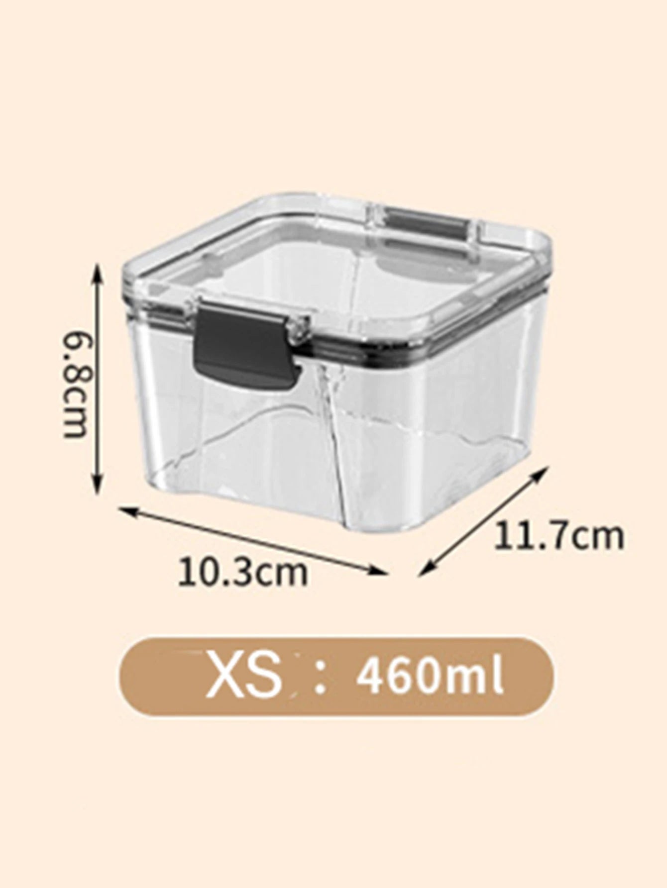 HomeAura Glass Pantry Storage Set