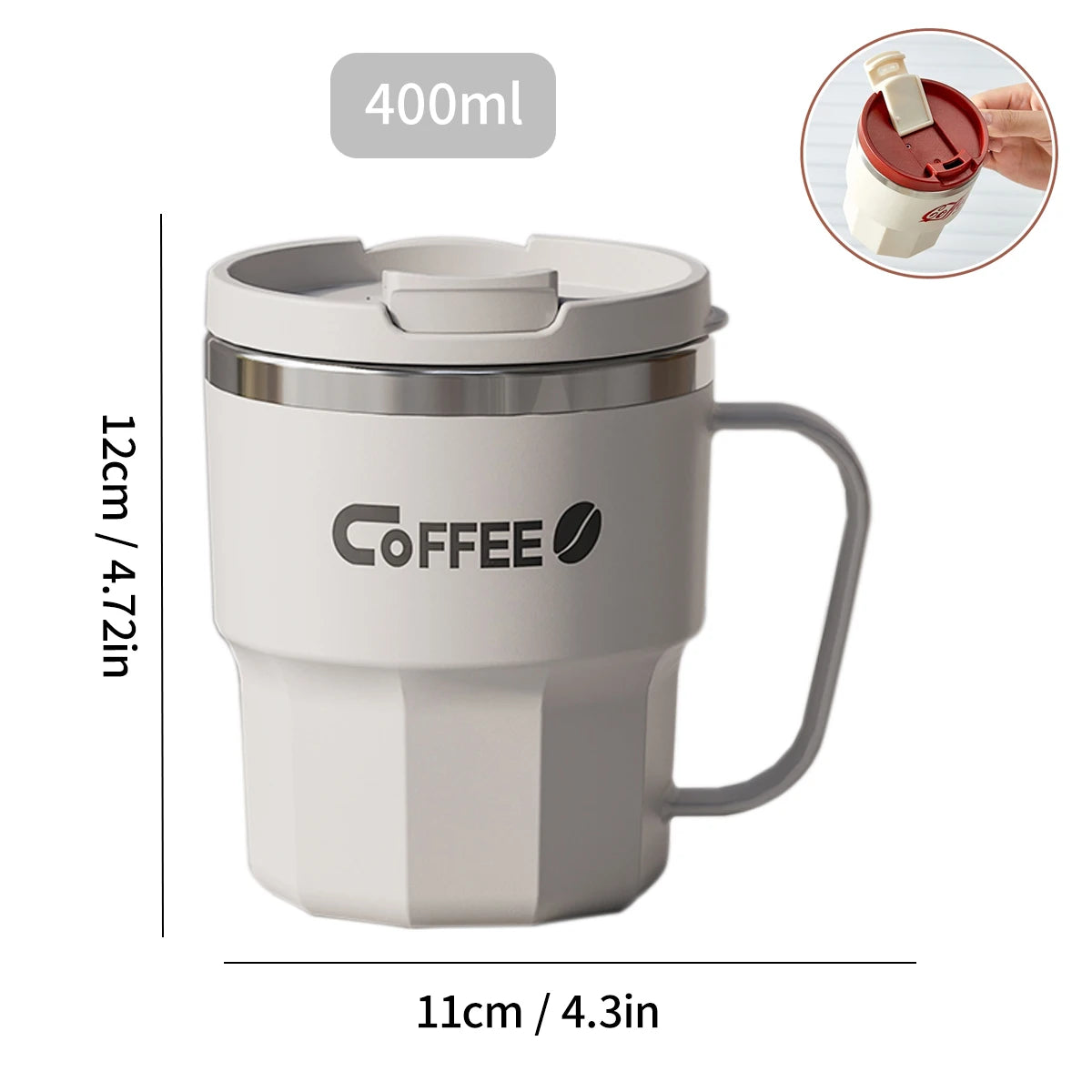 HomeAura Double-Wall Travel Mug