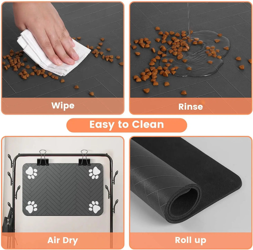 HomeAura Absorbent Pet Feeding Mat