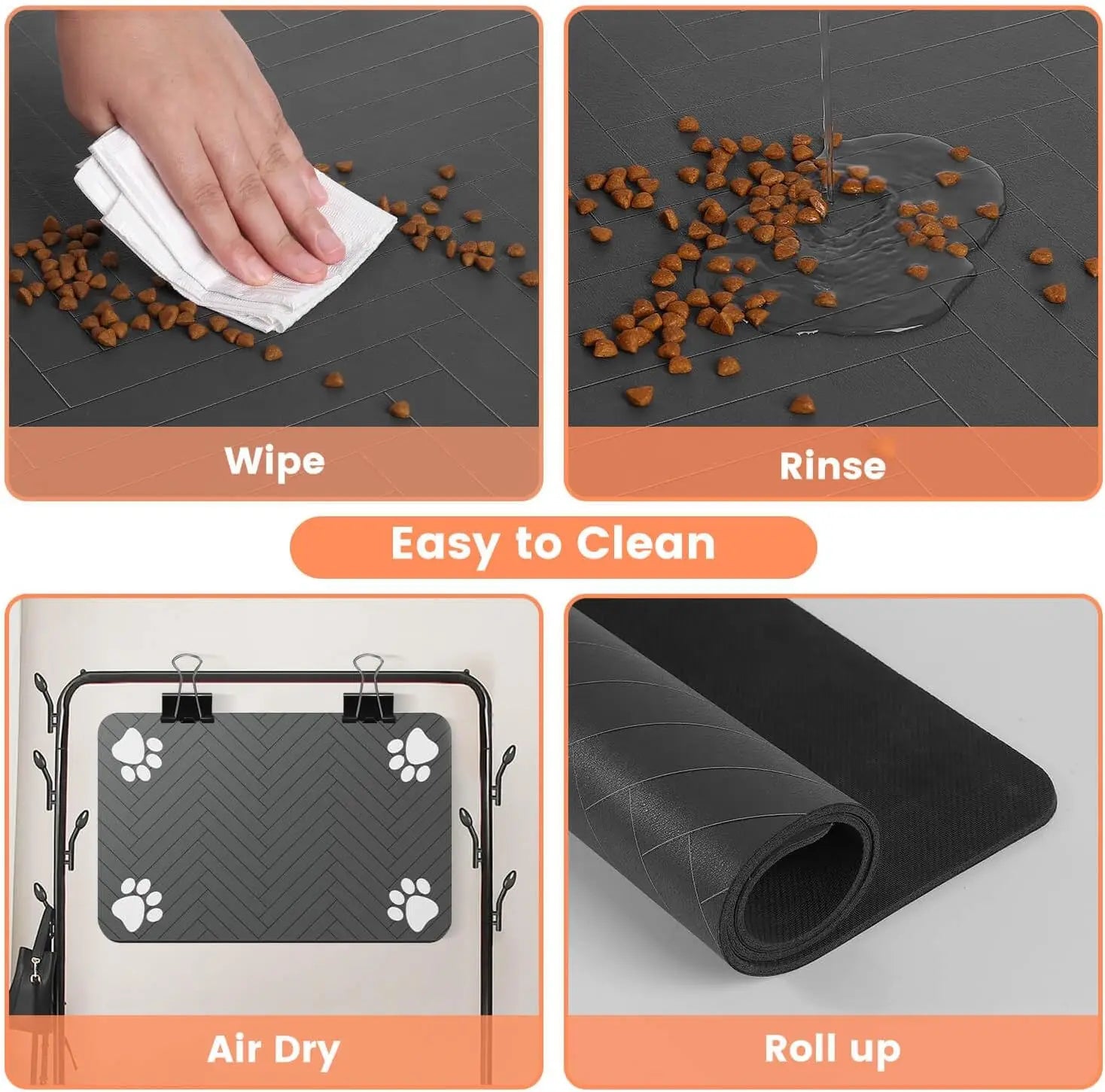 HomeAura Absorbent Pet Feeding Mat