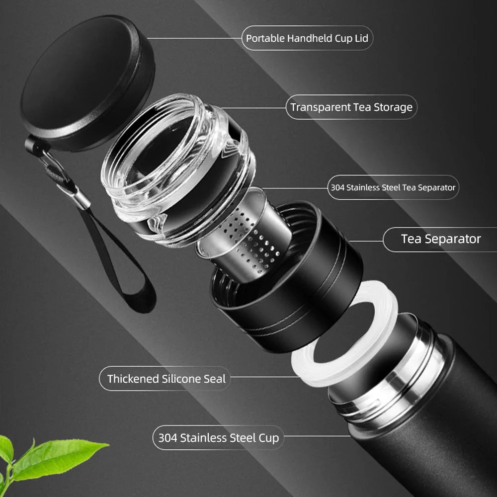 HomeAura Tea Infuser Travel Mug