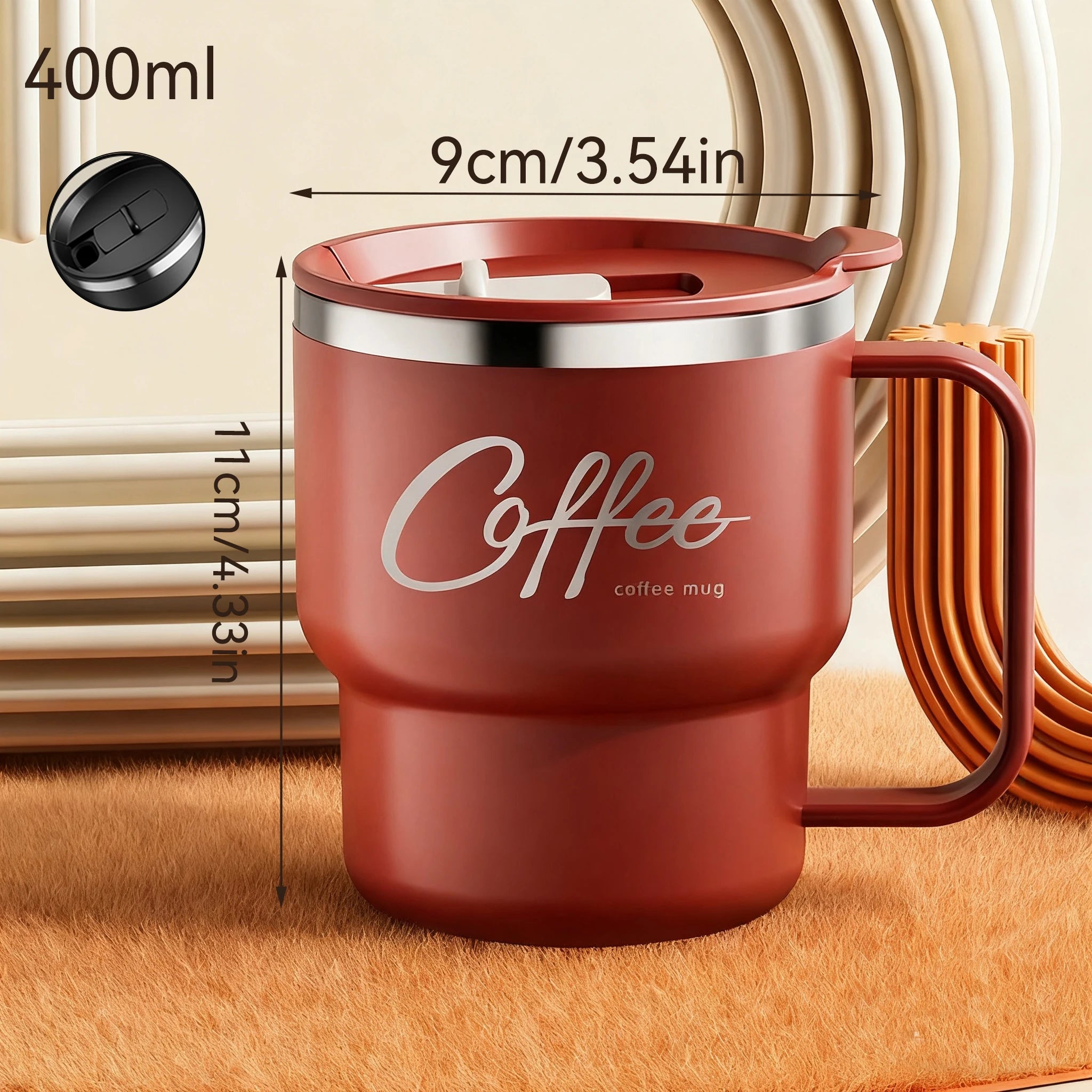HomeAura Double-Wall Travel Mug