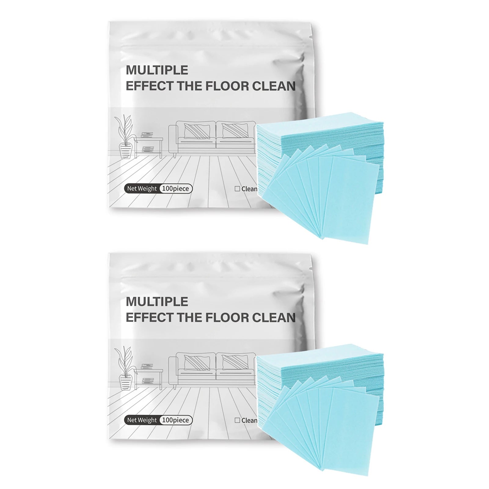HomeAura Dissolvable Floor Cleaning Sheets