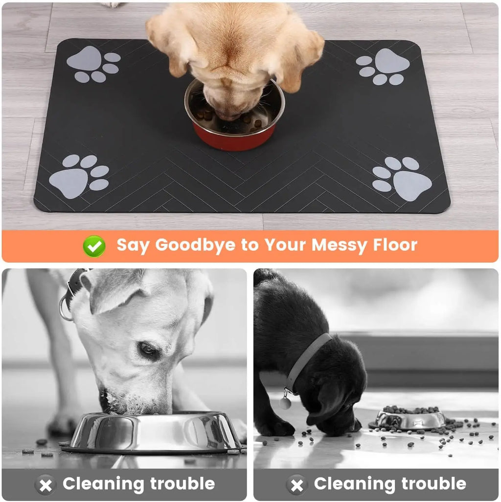 HomeAura Absorbent Pet Feeding Mat