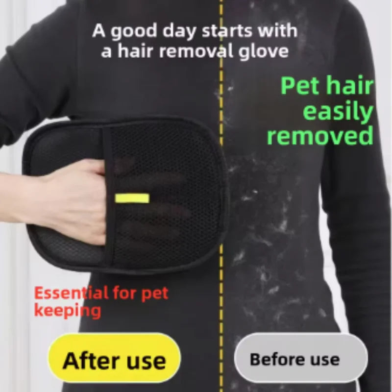 HomeAura Pet Grooming & Hair Removal Gloves