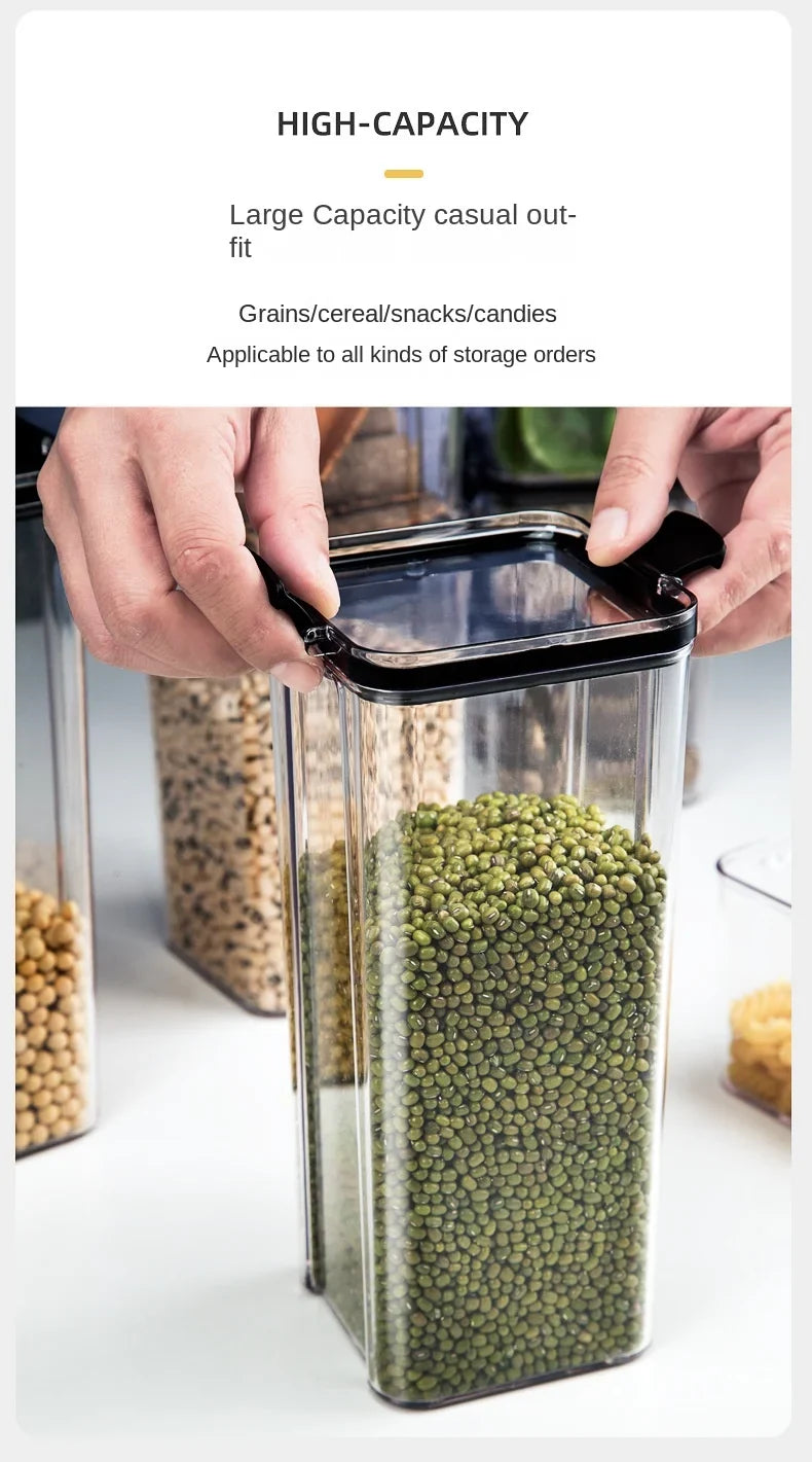HomeAura Glass Pantry Storage Set