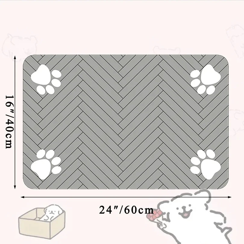 HomeAura Absorbent Pet Feeding Mat