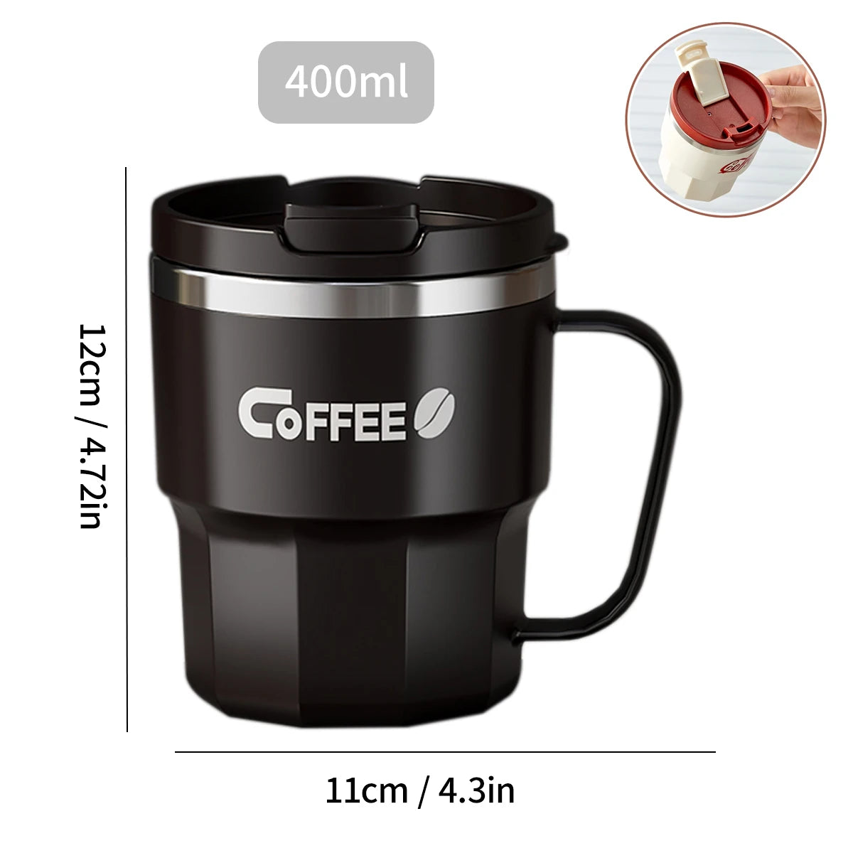 HomeAura Double-Wall Travel Mug