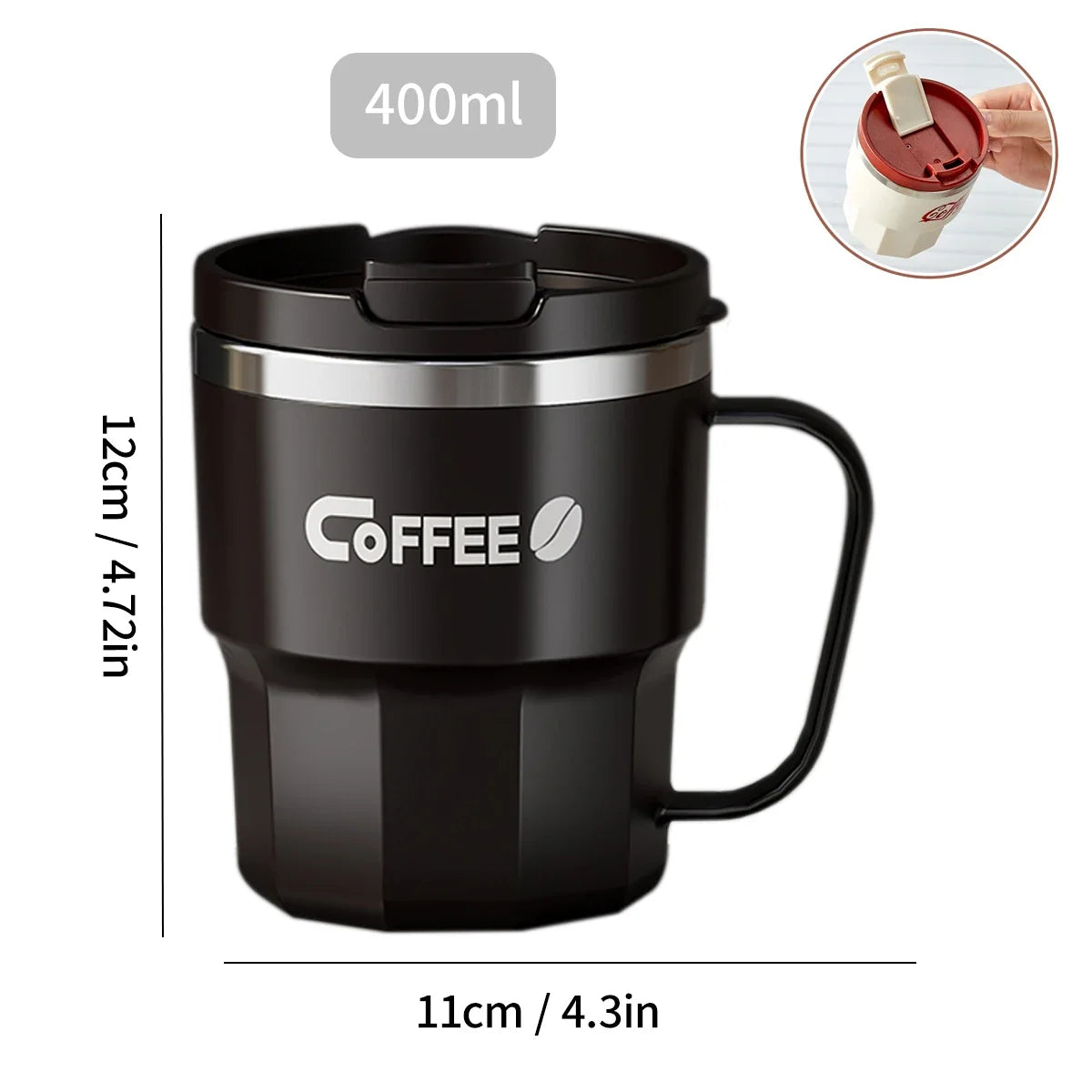 HomeAura Double-Wall Travel Mug