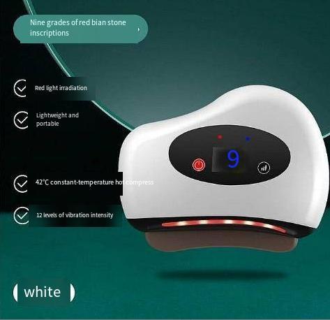 HomeAura Heated Vibrating Gua Sha — Warm Sculpting Tool