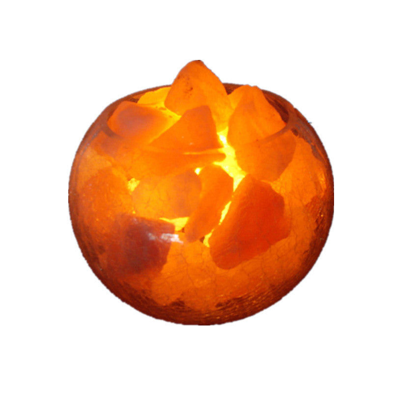 HomeAura Himalayan Salt Lamp — Hand-Carved Warm Glow