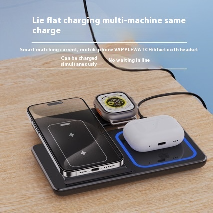 HomeAura 3-in-1 Folding Wireless Charging Station