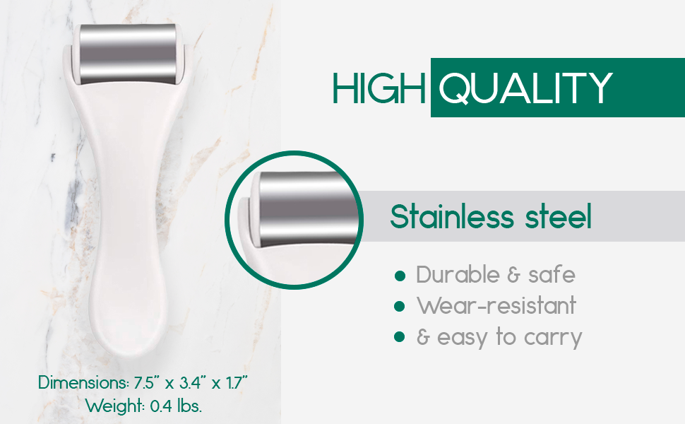 HomeAura Facial Ice Roller — Cooling De-Puff Tool