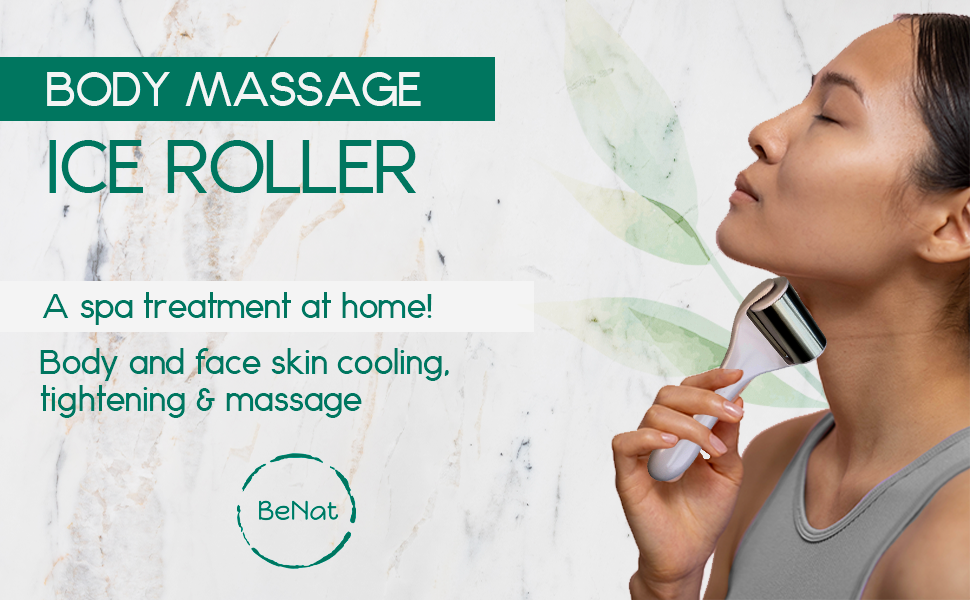 HomeAura Facial Ice Roller — Cooling De-Puff Tool