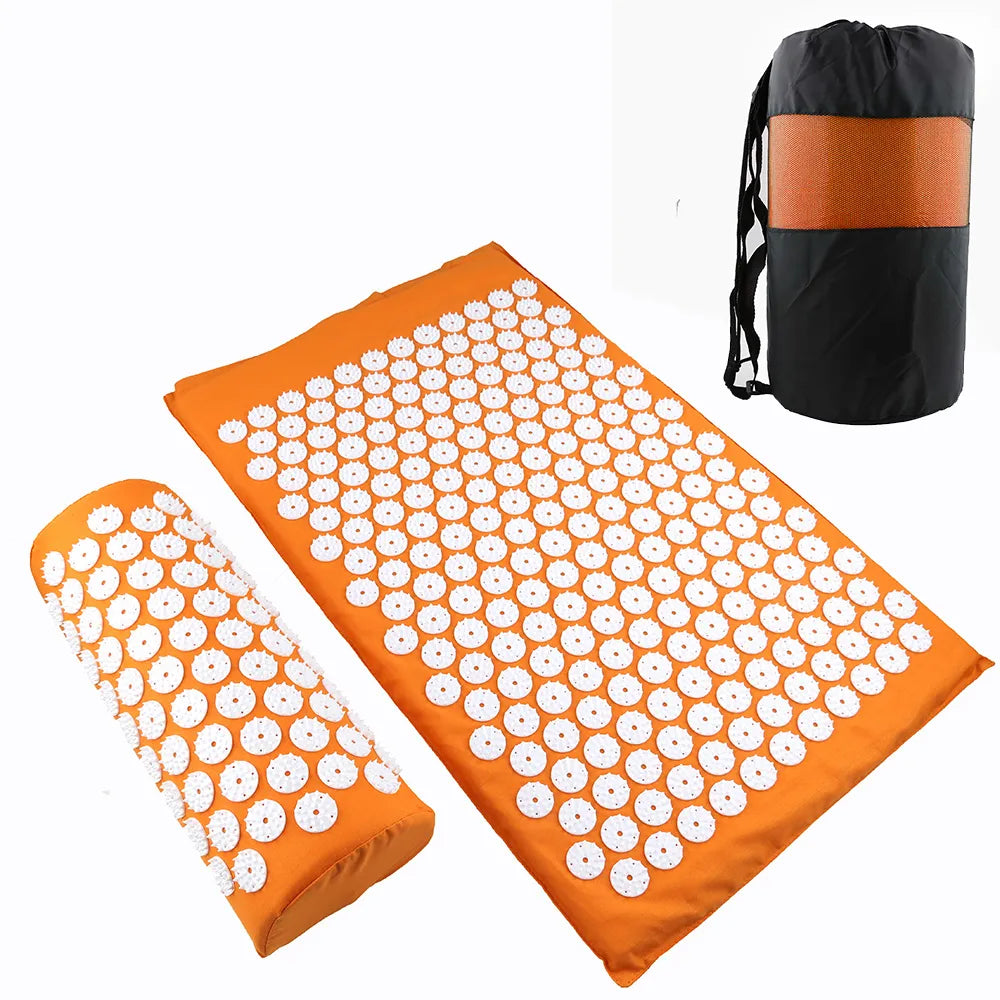 HomeAura Acupressure Mat & Pillow Set — Deep Unwind