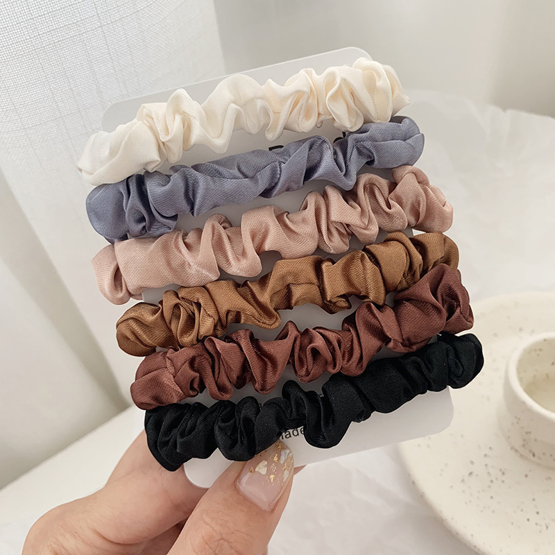 HomeAura Satin Scrunchies — Snag-Free Everyday Set